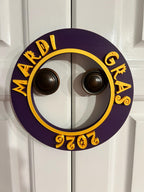 Mardi Gras Spinner Chain Necklace – Wearable & Displayable | Multiple Designs Available