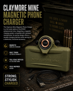 Claymore Mine Magnetic Phone Charger
