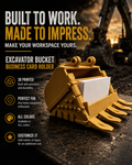Excavator Bucket Business card Holder