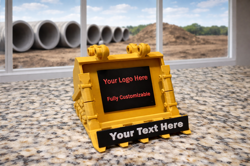 Excavator Bucket Phone Stand