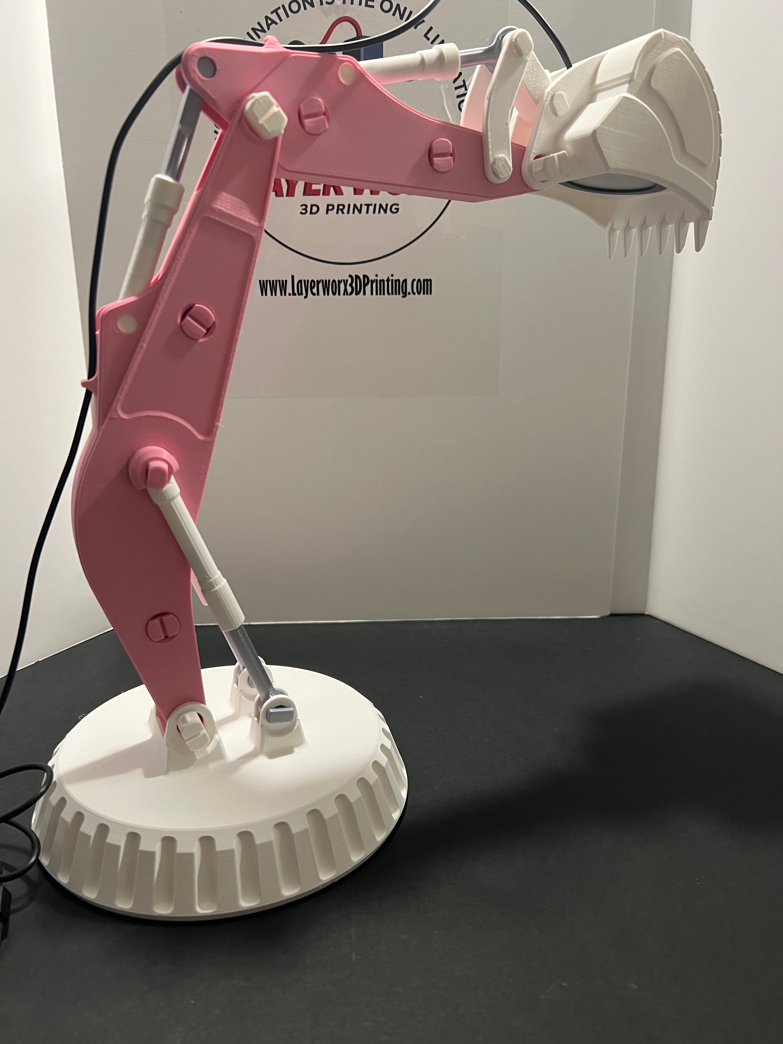 Excavator Desk Lamp