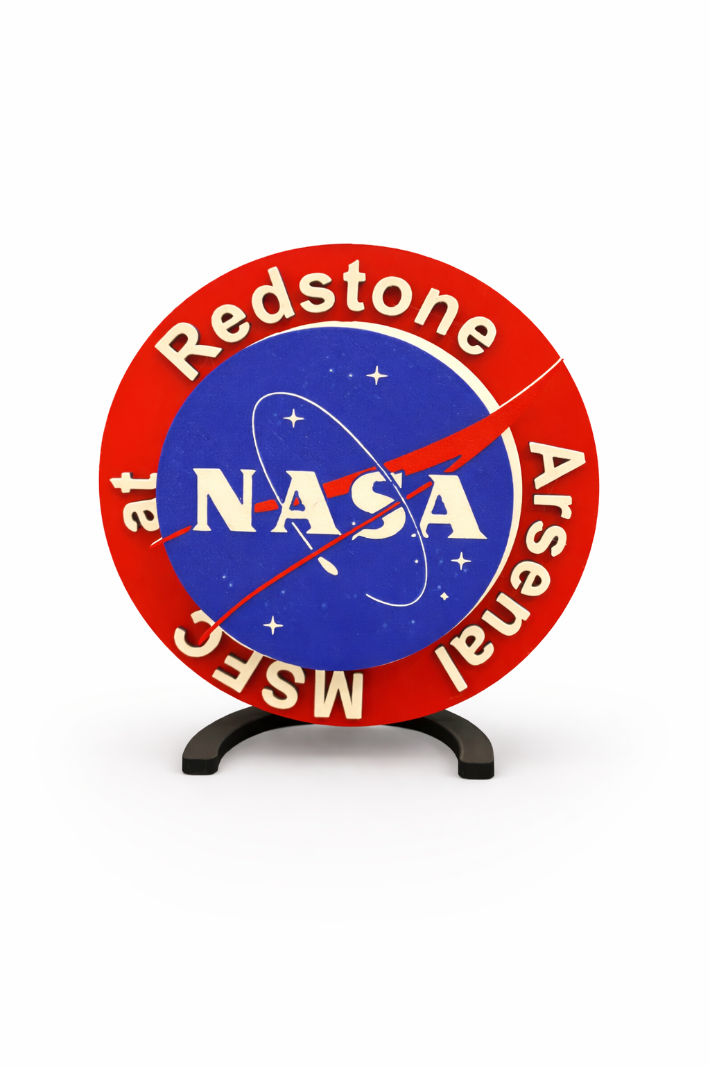 NASA Redstone Arsenal Desktop Spinner – 3D Printed Collectible
