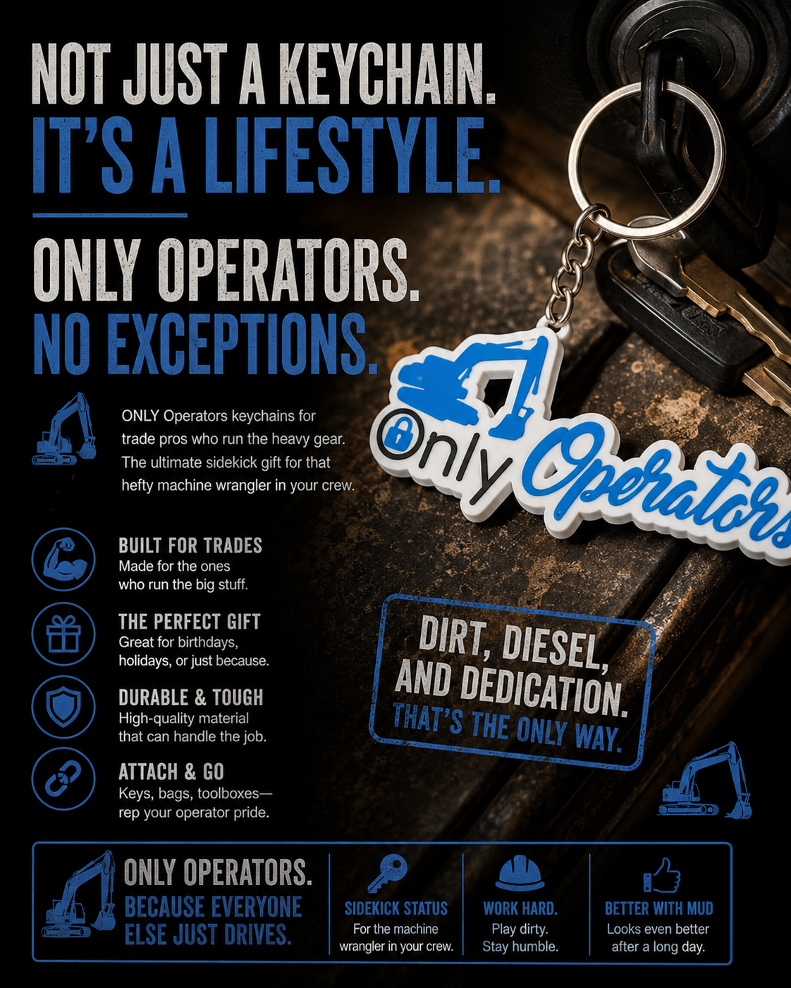 ONLY Operators Keychain